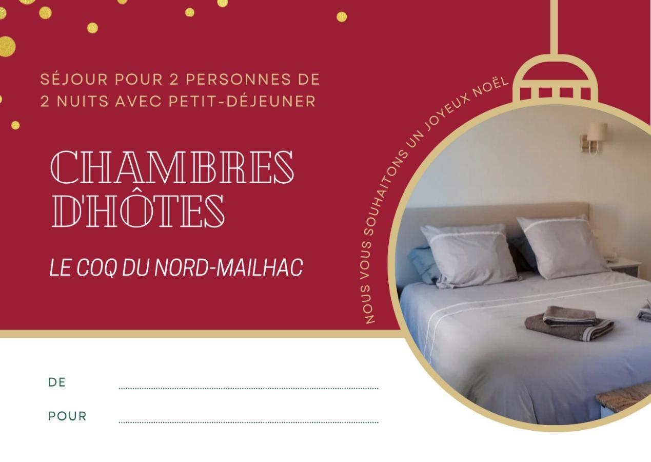 Le Coq Du Nord - Mailhac Gite Et Chambres D'Hotes Eksteriør billede